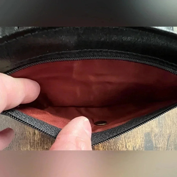 VINTAGE | ladies fur/leather trifold wallet - Picture 5 of 11